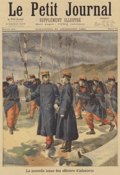 The New Uniform for French Infantry Officers by French School